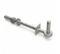 Betley Butterfly Galvanised Gate Hook To Bolt With Welded Washer - 19mm Pin - 16" / 400mm