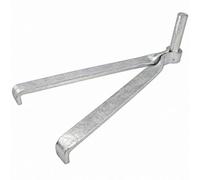 Betley Butterfly Galvanised Hook To Build 225mm With 19mm Pin - Heavy Duty Hinges For Wooden Gates