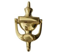 Betley Butterfly Georgian 5" Gold Solid Brass Urn Style Door Knocker Victorian Front Door