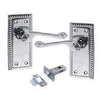 Betley Butterfly Georgian Handle Latch Door Handles Chrome Latch Pack