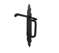 Betley Butterfly Gothic Suffolk Gate Latch Including Long Thumb - Black Standard 13 Cm