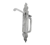 Betley Butterfly Gothic Suffolk Gate Latch Including Long Thumb - Galvanised Standard 13 Cm