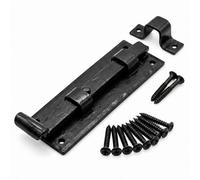 Betley Butterfly Hand Forged Fishtail Door Bolt 150mm Black Beeswax