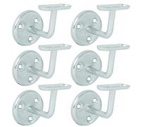 Betley Butterfly Handrail Bannister Support Stair Rail Bracket Zinc Plated - 63mm - Pack Of 6