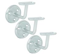 Betley Butterfly Handrail Bracket, Zinc Plated, Silver, 63mm