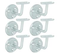 Betley Butterfly Handrail Bracket, Zinc Plated, Silver, 63mm, Pack of 6