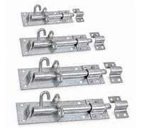 Betley Butterfly Heavy Duty Brenton Padbolt - Gate, Shed And Garage Door Security Latch - 6" - Galvanised