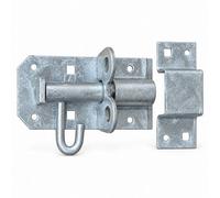Betley Butterfly Heavy Duty Brenton Padbolt With Elongated Keep Galvanised - 4"