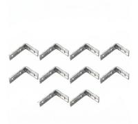 Betley Butterfly Heavy-Duty Galvanised Fluted Shelf Brackets Pack Of 10 - 100mm 4" X 3"