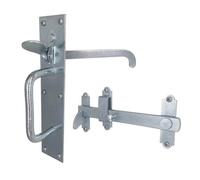 Betley Butterfly Heavy Duty Suffolk Latch With Long Thumb Bit - Garden Gate Catch For Wooden Gates - Bright Zinc Plated
