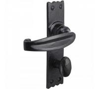 Betley Butterfly Iron Door Handles Black 158 X 38mm Antique Vintage Cottage Bathroom Handle