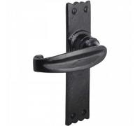 Betley Butterfly Iron Door Handles Black 158 X 38mm Antique Vintage Cottage Lever - Latch Handle