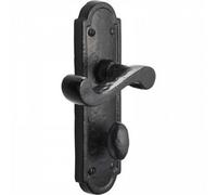 Betley Butterfly Iron Door Handles Black 172 X 48mm Antique Vintage Cottage Lever - Bath Lock Handle