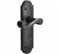 Betley Butterfly Iron Door Handles Black 172 X 48mm Antique Vintage Cottage Lever - Latch Handle