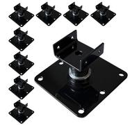 Betley Butterfly Leveller Mini Adjustable Hard Surface Shed Base Supports - Black - Pack Of 9