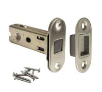 Betley Butterfly Magnetic Tubular Mortice Latch 57mm Backset Eurospec Round Satin Stainless Steel 3" For Doors