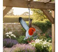 Betley Butterfly Metal Hanging Robin Garden Ornament, 14Cm - Outdoor Garden Sculpture And Gift
