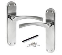 Betley Butterfly Monja Astrid Door Handles Arched Lever Polished Chrome Latch