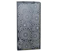 Betley Butterfly Moroccan Style Solar Wall Panel, 30cm x 60cm, Hand Crafted Metal Decorative Light, Eco-friendly Wall Art for Garden Gift