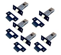 Betley Butterfly Mortice Tubular Door Latch 2.5" 63mm Internal Door Catch Black