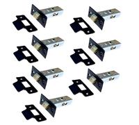 Betley Butterfly Mortice Tubular Door Latch 2.5" 63mm Internal Door Catch Black, 7