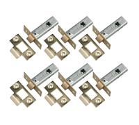 Betley Butterfly Mortice Tubular Door Latch 2.5" 63mm Internal Door Catch Brass Plate