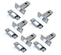 Betley Butterfly Mortice Tubular Door Latch 2.5" 63mm Internal Door Catch Nickel Plate