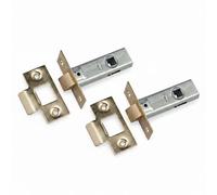 Betley Butterfly Mortice Tubular Latch 2.5" 63mm X 2 Internal Brass