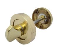 Betley Butterfly Mortise Lock Thumb Turn and Release Brass Emergency Unlocking 10mm Metal Bathroom WC Polished, 1 Piece