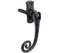 Betley Butterfly Old Hill Ironworks Left Hand Curly Tail Espagnolette Fastener Black Antique