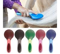 Betley Butterfly Perry Equestrian Ergonomic Tail And Mane Brush Horse Pony Grooming Pet Kit - Blue