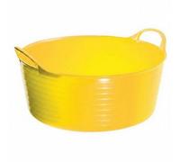 Betley Butterfly Perry Equestrian Flexi Fill Shallow Tubs Trugs 15 Litre Capacity - Yellow