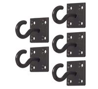 Betley Butterfly Perry Equestrian Hook On Plate 50mm - Black - Pack Of 5