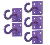 Betley Butterfly Perry Equestrian Hook On Plate 50mm - Purple - Pack Of 5
