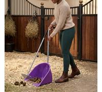 Betley Butterfly Perry Equestrian Muck Grabber Horse Manure Scoop With Retractable Handles - 455mm - Purple