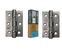 Betley Butterfly Perry Polished 75mm Stainless Steel Ball Bearing Butt Hinges - Grade 7 Ce Marked - 3 Inch - Each