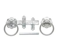 Betley Butterfly Plain Ring-Handled Gate Latch For Wooden Gates - Galvanised - 5" / 125mm