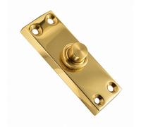 Betley Butterfly Polished Brass Door Bell Push Button