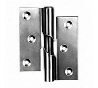 Betley Butterfly Self Colour Rising Butt Hinges - Pack Of 5 - Right Handed - 75mm