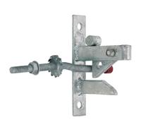 Betley Butterfly Self Locking Auto Gate Catch Galvanised Steel Gate Latch With Cranked Striker