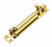 Betley Butterfly Solid Brass Necked Tower Bolt - Traditional Internal Door Slide Latch - 3"