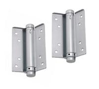 Betley Butterfly Spring Door Hinges And Fittings Single Action Silver Laq Kitchen Door - 75mm 3 Inch