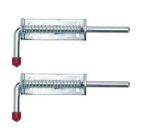 Betley Butterfly Spring Loaded Shoot Bolt 2X Pack Slide Catch Barrel Lock Trailers Horse, 16mm 5/8in