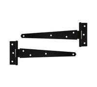 Betley Butterfly T Hinge Steel Black 8", Pack of 2