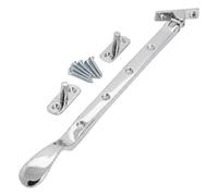 Betley Butterfly Victorian Solid Brass Casement Stay 250mm - Traditional Casement Window Hardware - Polished Chrome