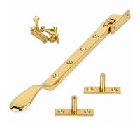 Betley Butterfly Victorian Solid Brass Casement Stay 250mm - Traditional Casement Window Hardware - Polished Brass