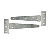 Betley Butterfly Zinc Plated Tee Hinge Steel Pair 10" 250mm Medium Duty T Hinge, Pack Of 2