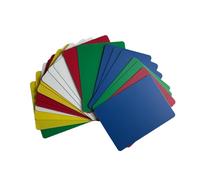 BetLight Poker Cut Cards, 20-Pack Multi-Colour Set, 64 x 88 mm, Dual-Sided Glossy and Matte Finish