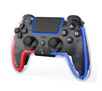 BETMI Wireless Controller for PS5, Pro/Slim/MAC/Steam Deck/PC, Hall Effect Joystick, Dual Vibration/Macro/Turbo, 6-Axis, Mute Key, RGB LED Dynamic Color Changing Cool Glow Light with Speaker