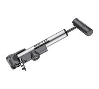 Beto CLD036G OneWay THandle Alloy Mini Pump with Gauge Silver